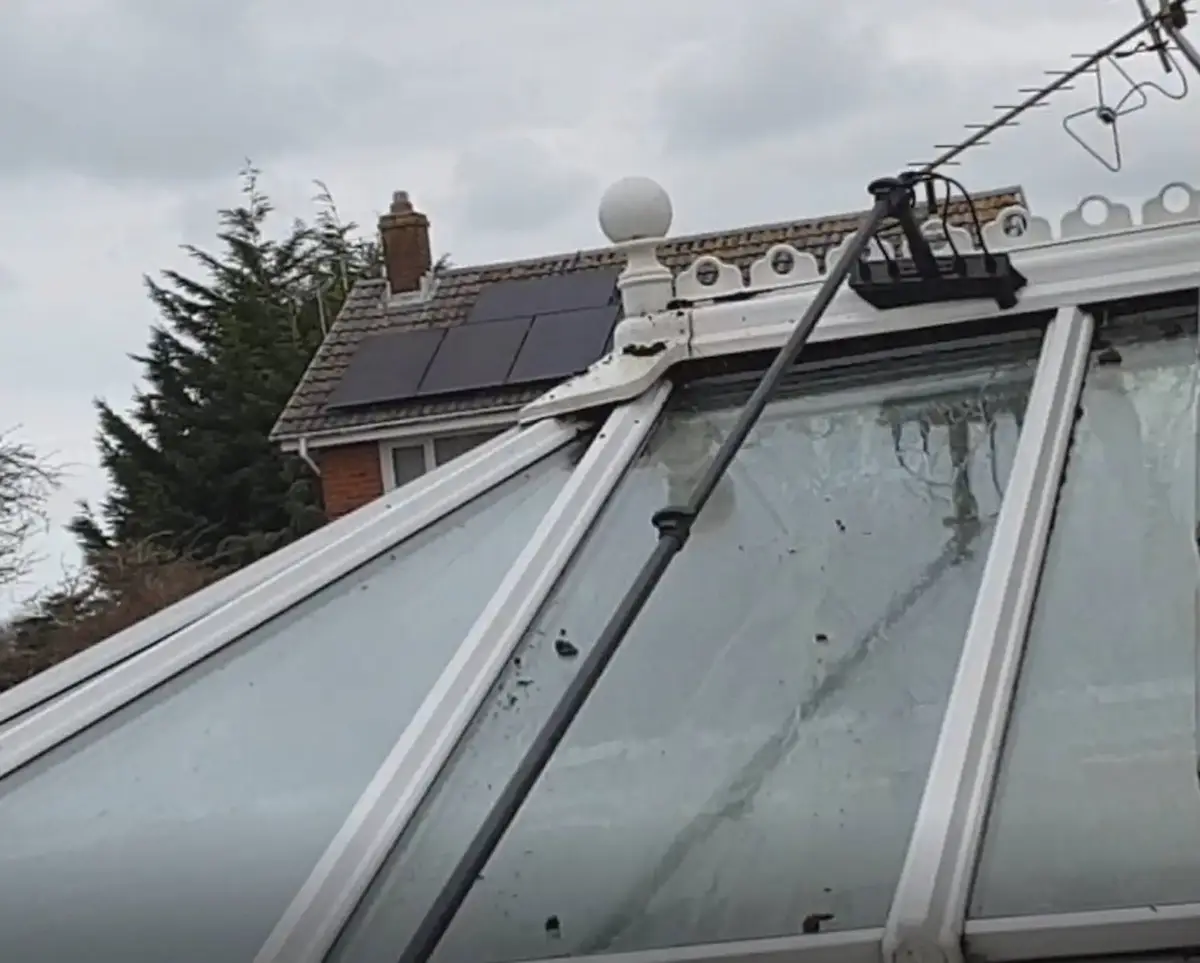 Conservatory roof cleaning on the Isle of Wight