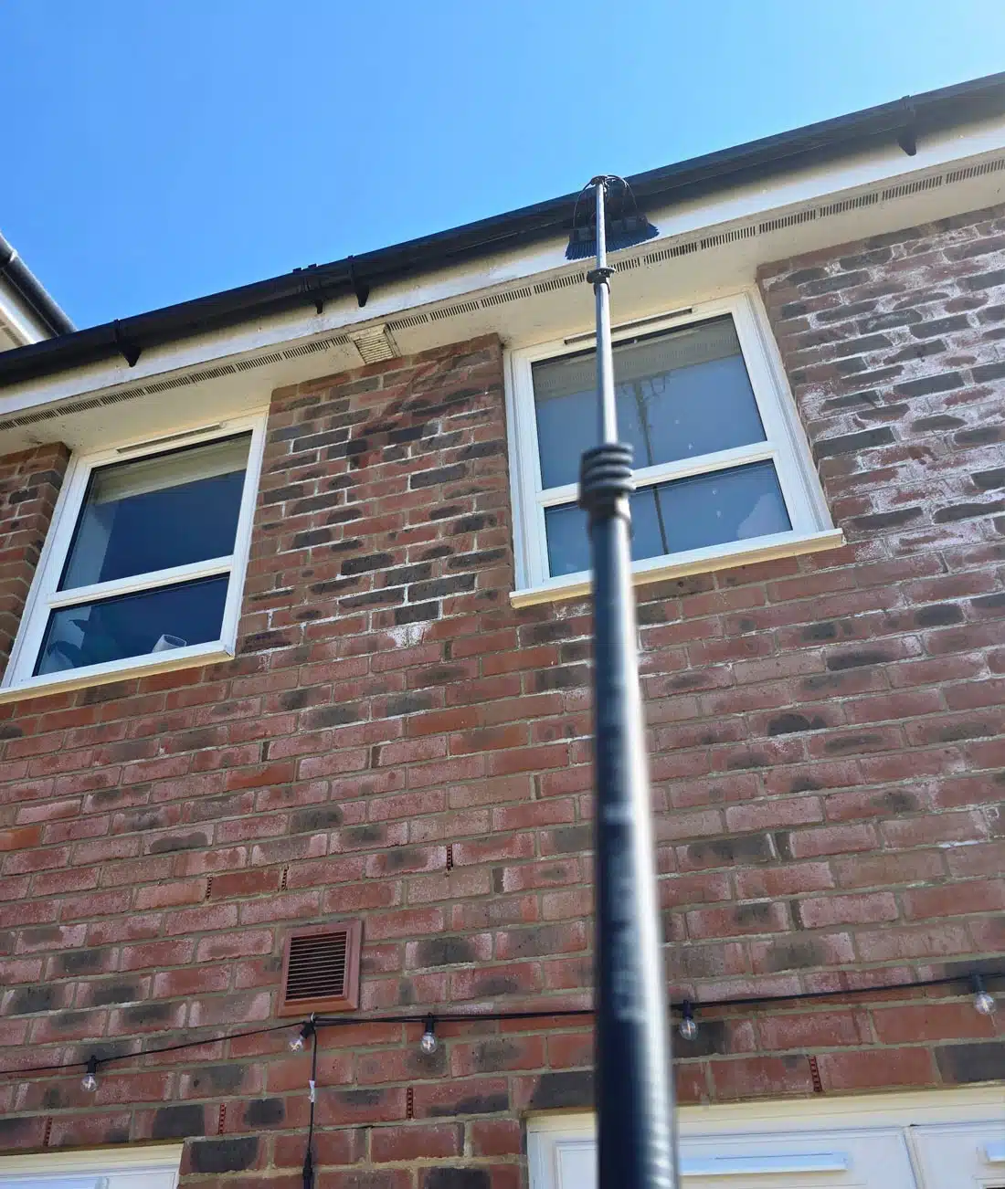 Fascia and soffit cleaning example