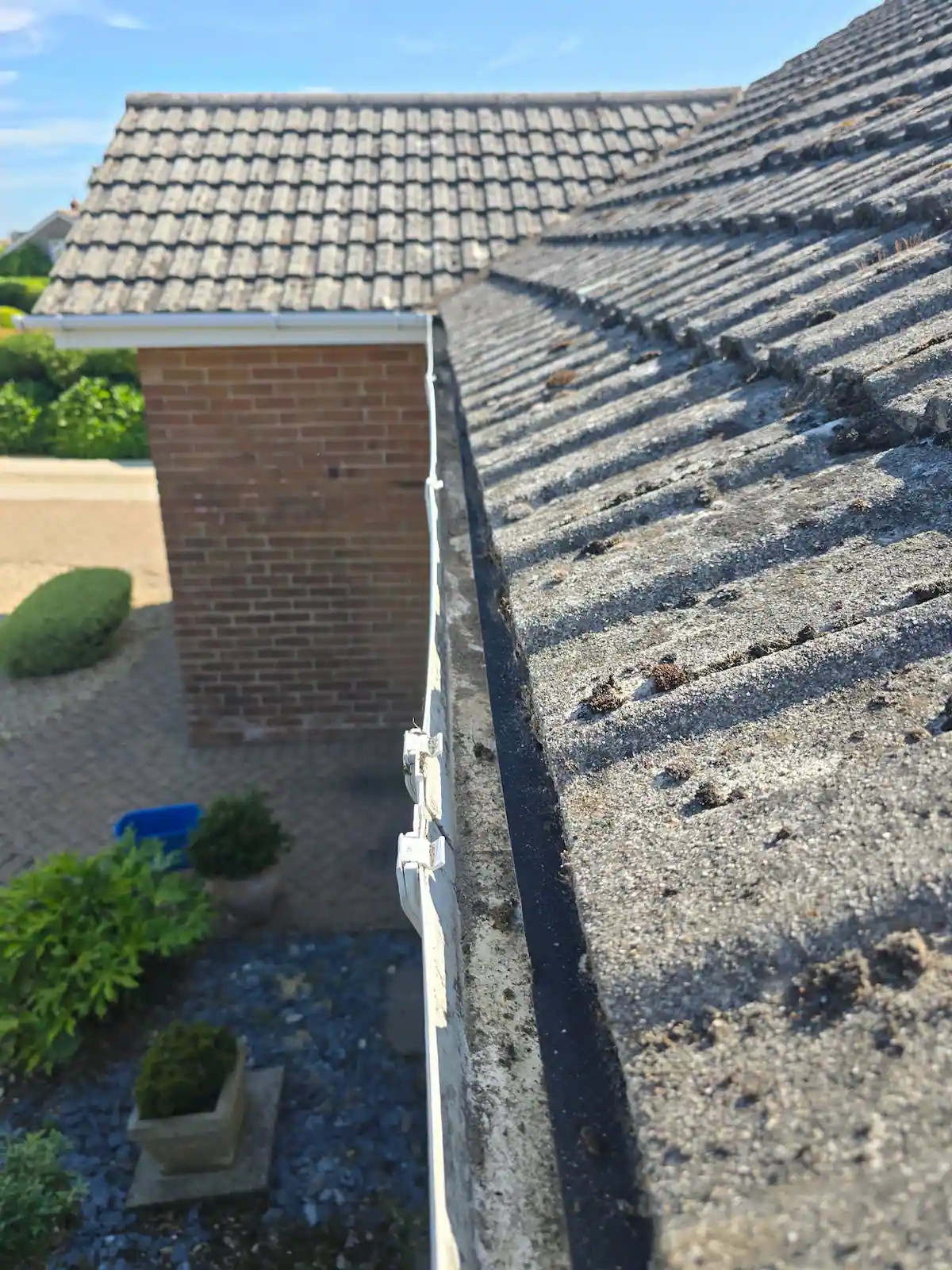 Manual gutter clearance and minor repairs