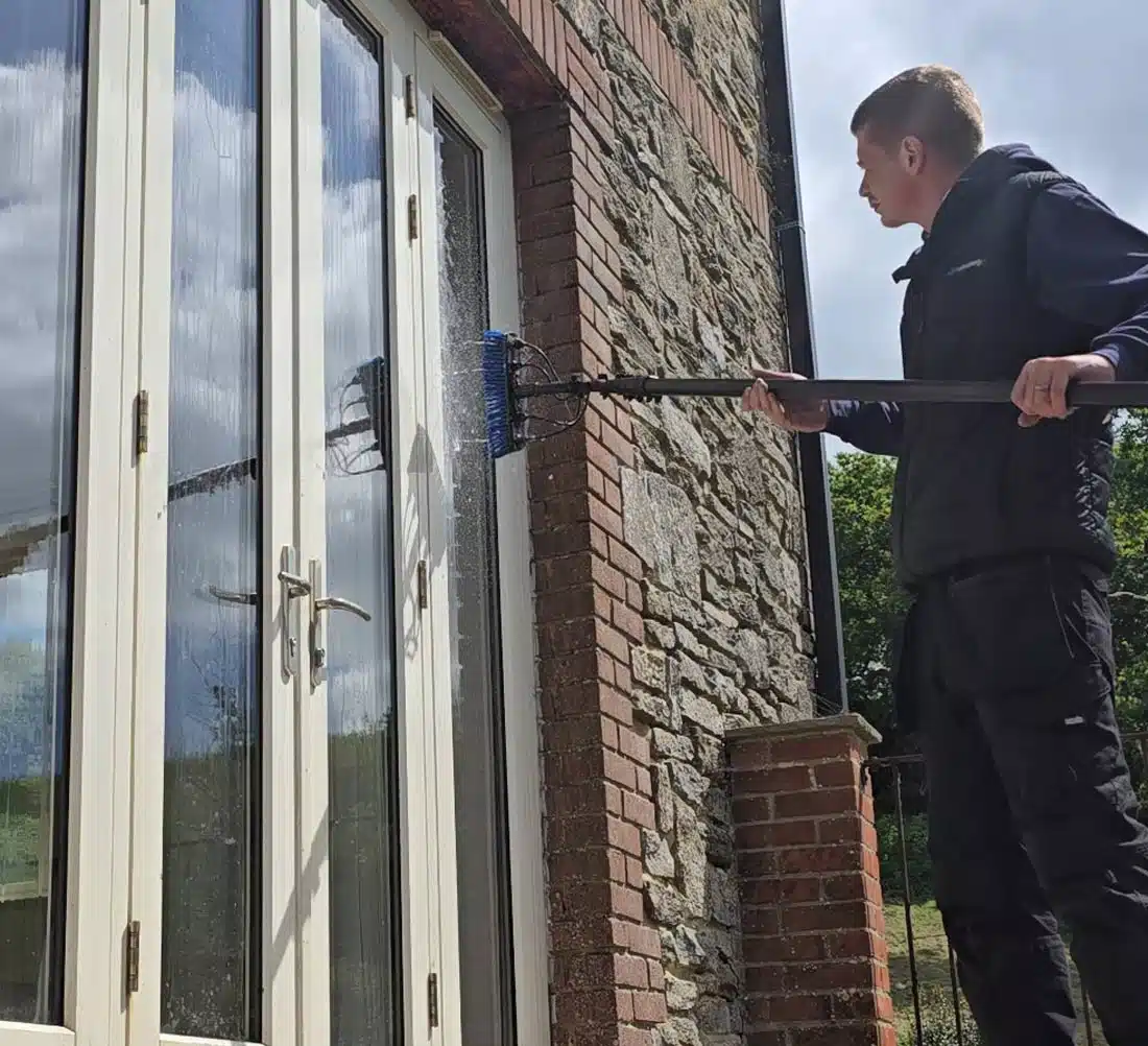 Skylight and patio door cleaning